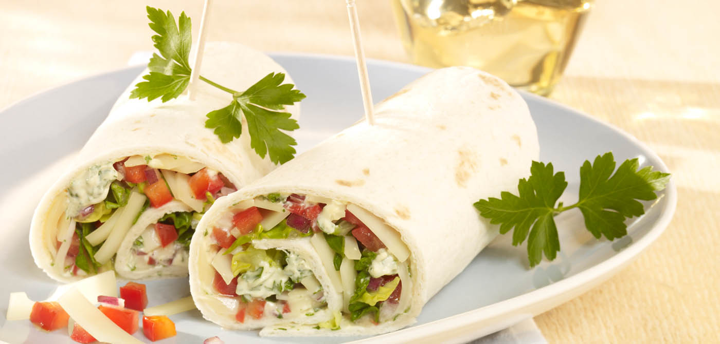 Vegetarische Wraps